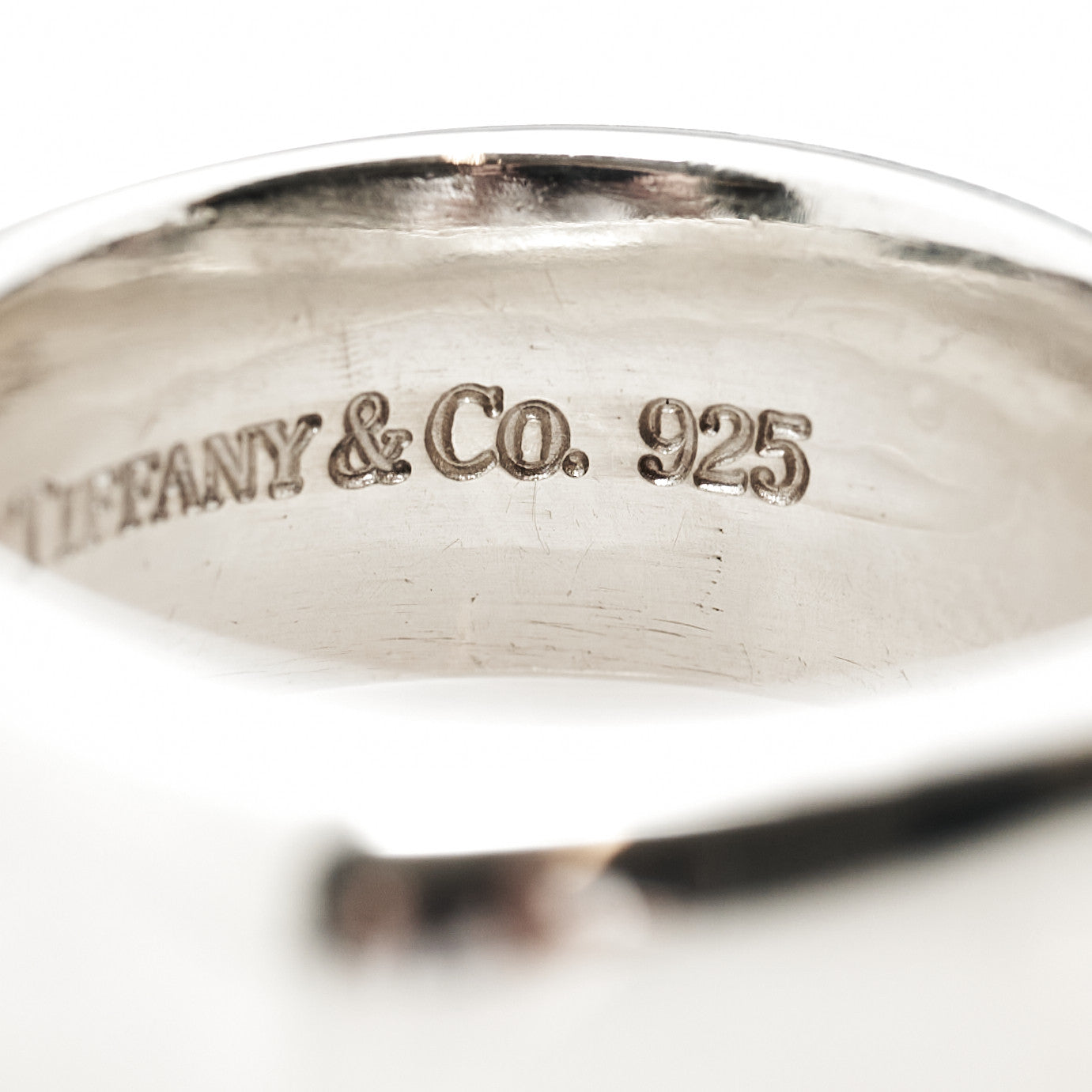 Sterling Silver Rounded Square Cushion Band Ring 53 6.5