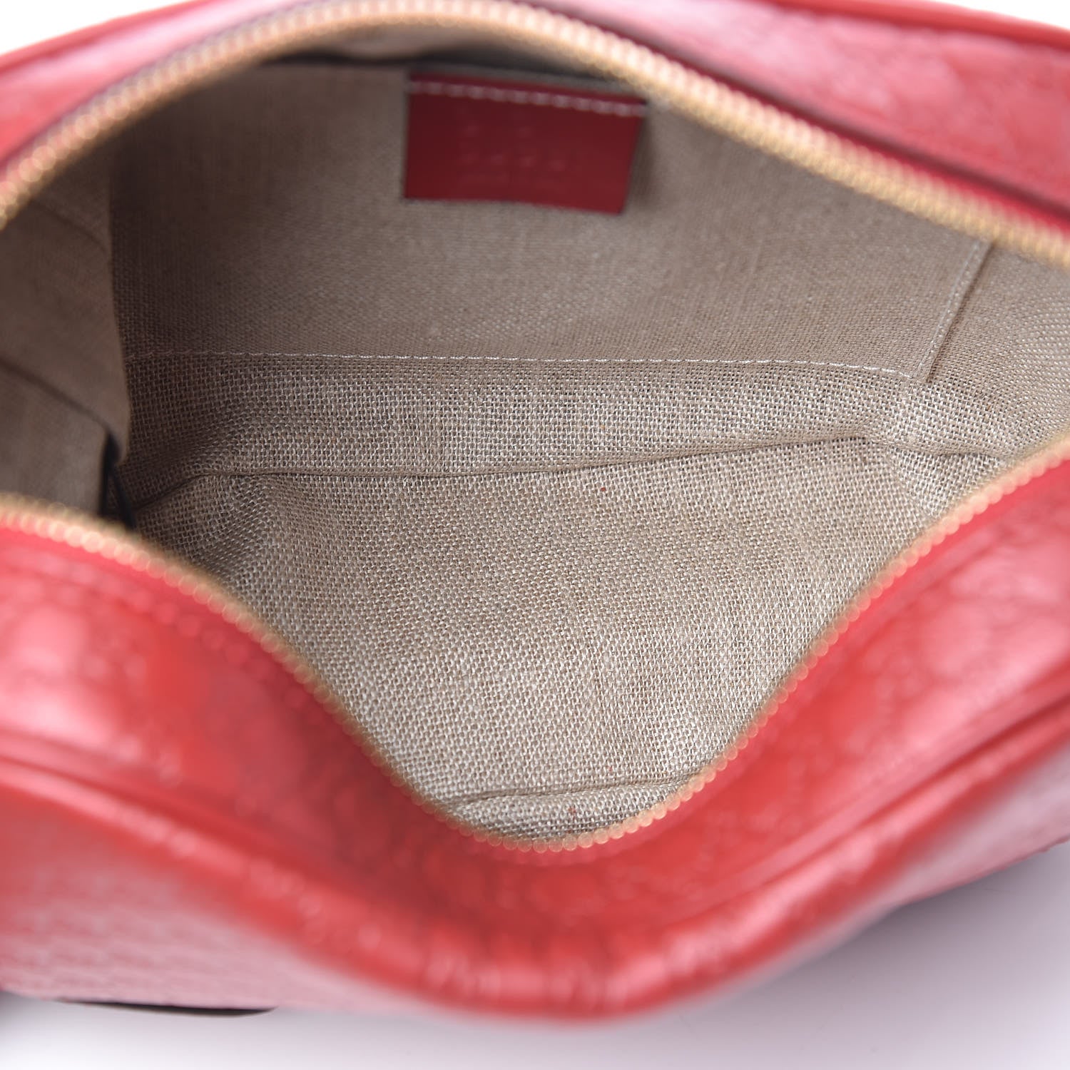 Gucci Microguccissima Mini Bree Messenger Bag Red 5 of 9