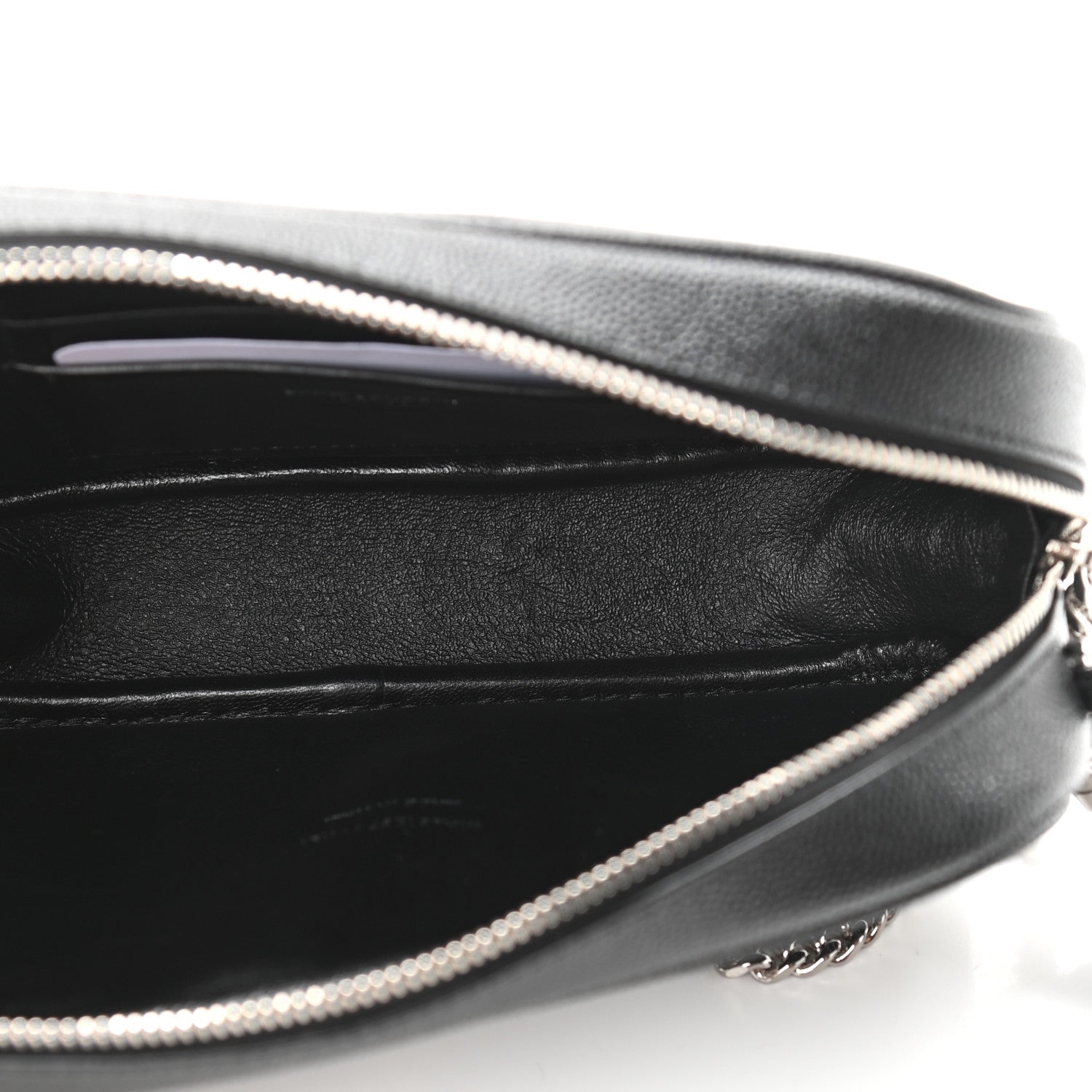 Saint Laurent Grain De Poudre Matelasse Monogram Mini Lou Camera Bag Black 5 of 10