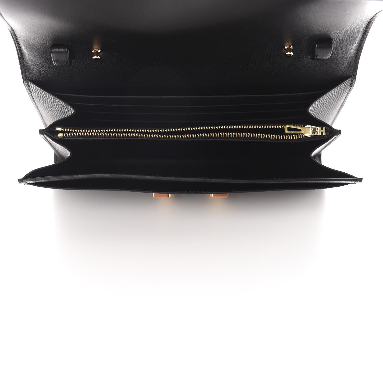 Hermes Epsom Constance Wallet To Go Black 5 of 11