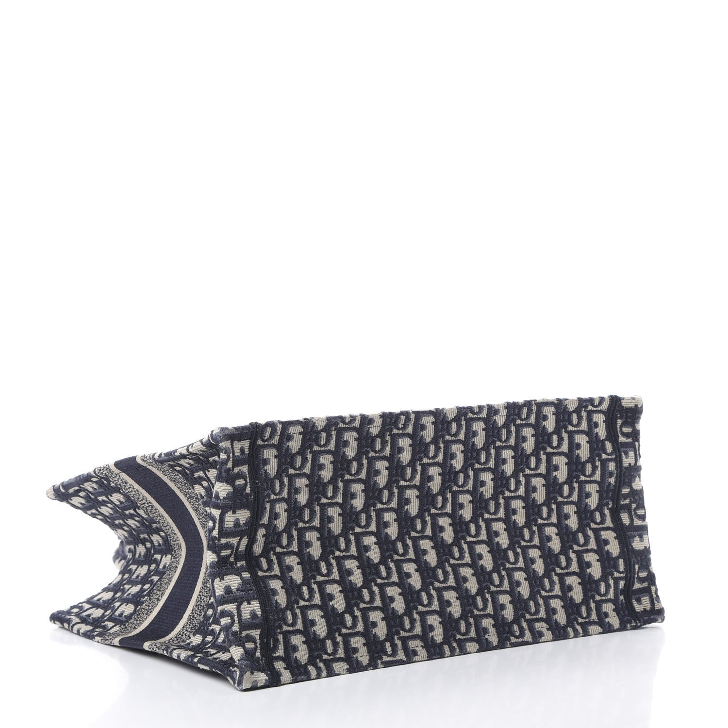 Christian Dior Oblique Medium Book Tote Blue Multicolor 3 of 10