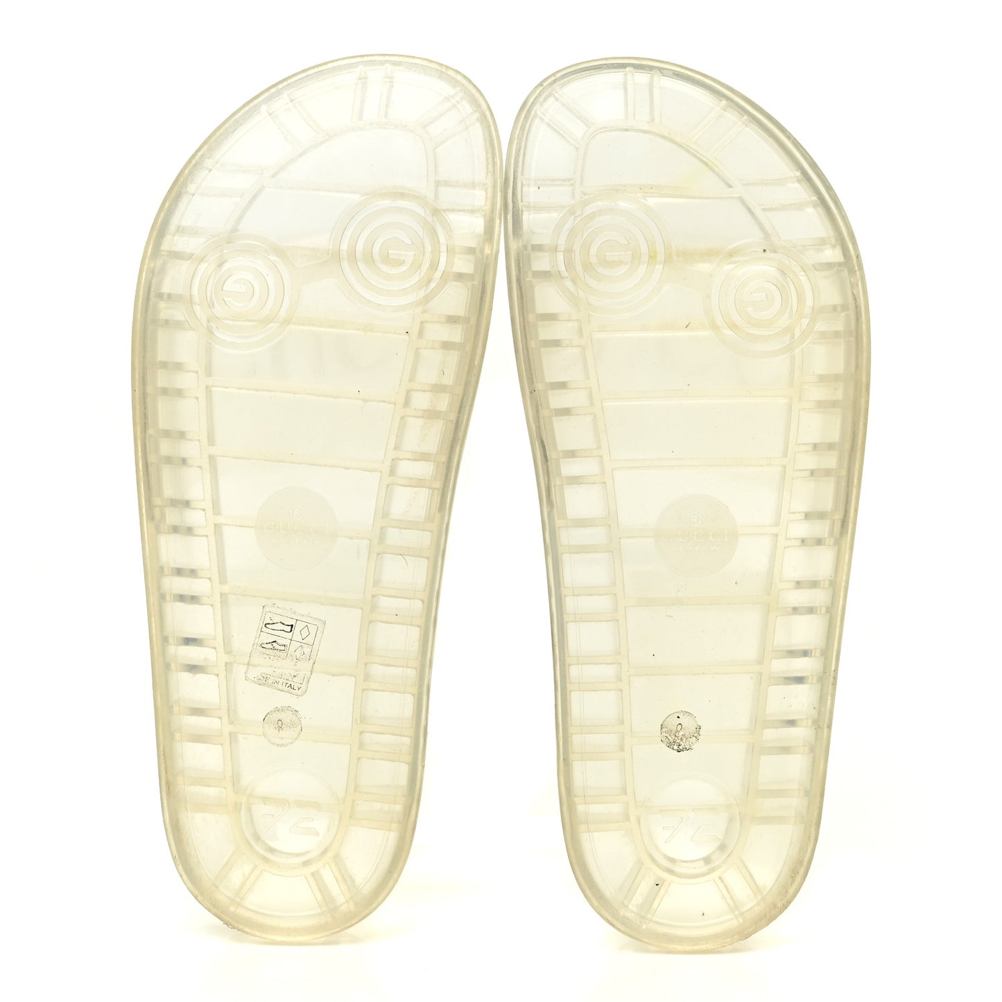 Rubber Mens Pursuit Slide Sandals 8 Transparent