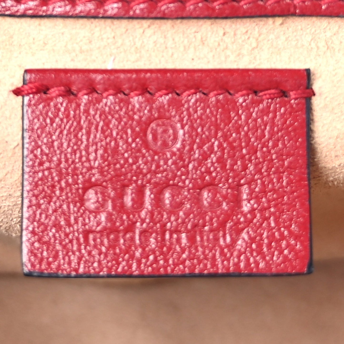GUCCI Vintage Effect Calfskin Matelasse Diagonal Super Mini Torchon GG Marmont Shoulder Bag Black Romantic Cherry