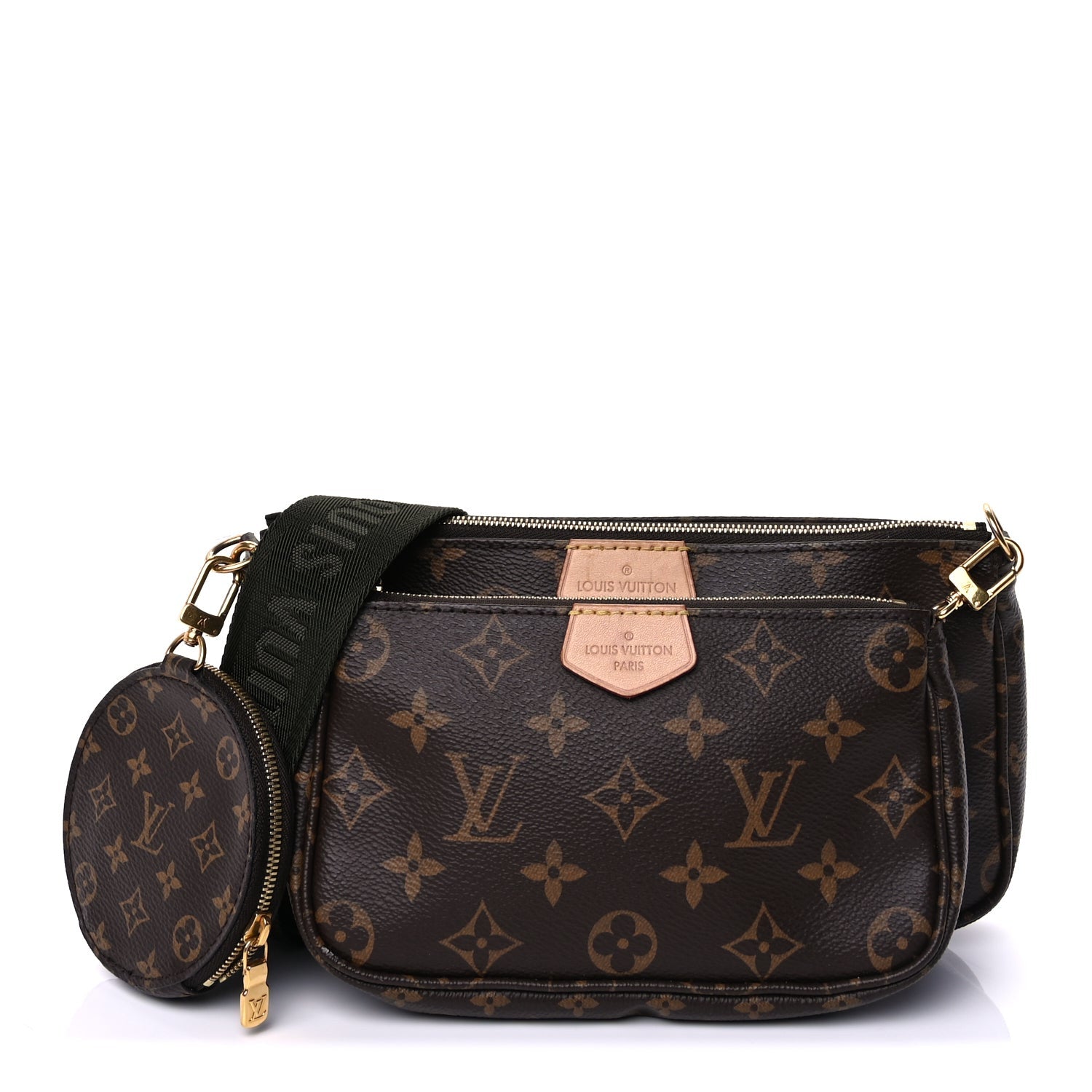 Louis Vuitton Monogram Multi Pochette Accessories Kaki 2 of 10