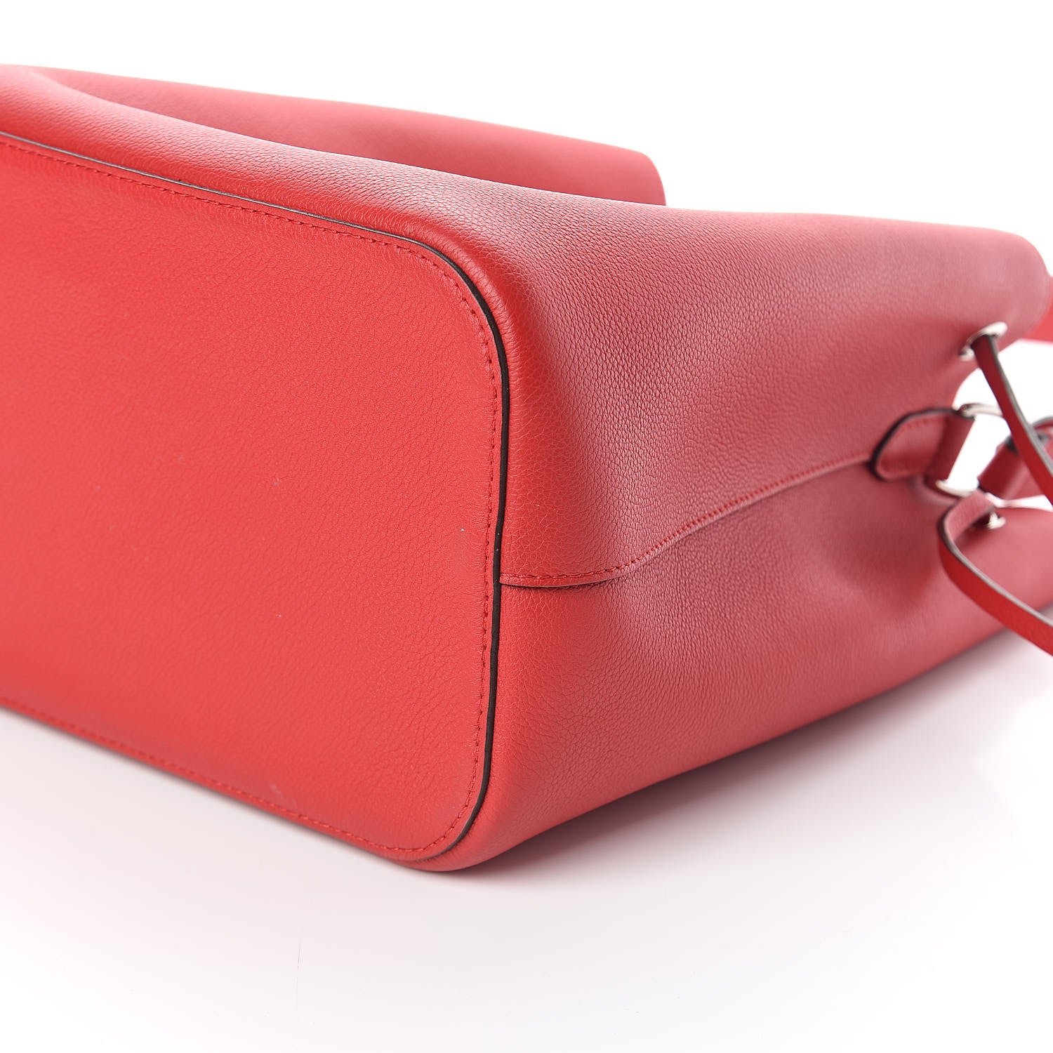 Louis Vuitton Calfskin Lockme Bucket Rubis 8 of 8