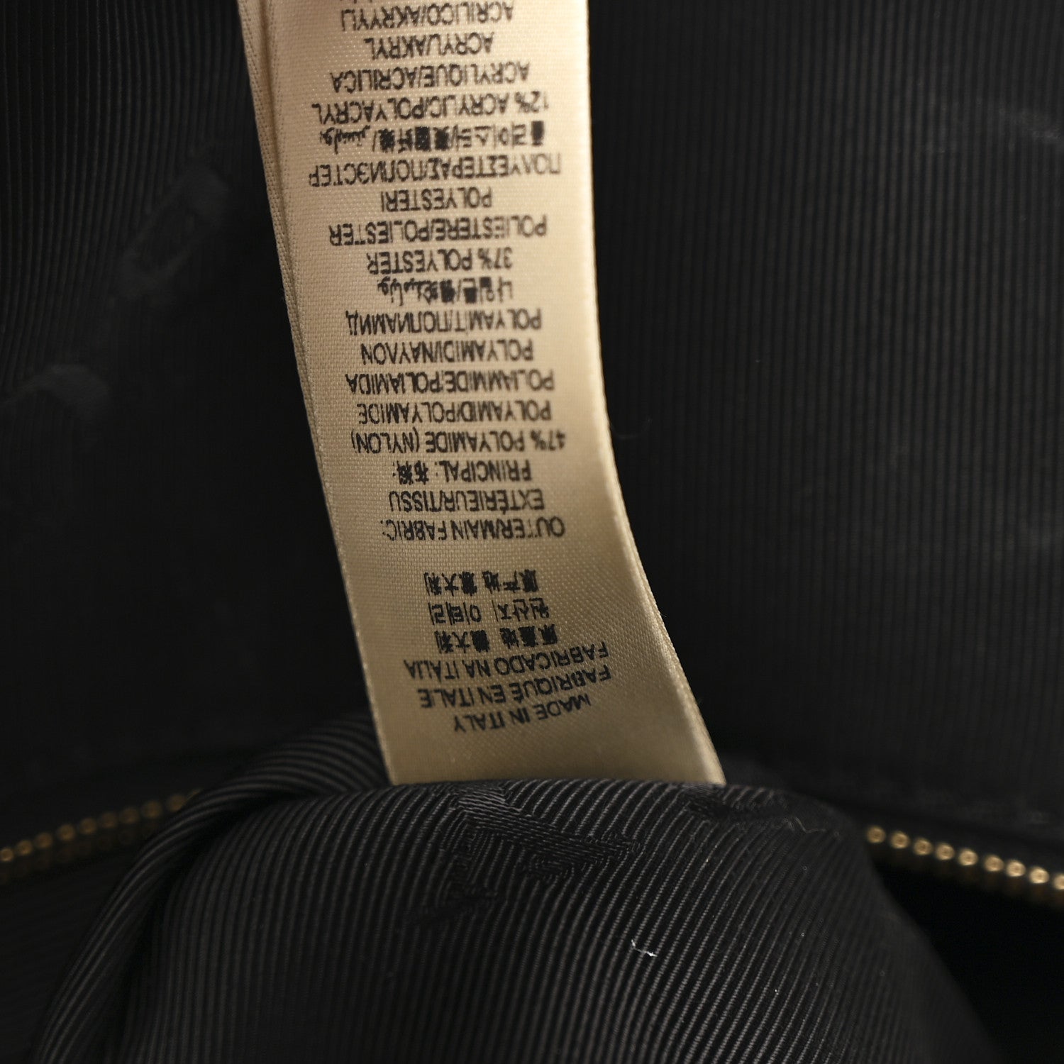 Burberry Prorsum Check Jacquard Orchard Bowling Bag Gold Black 7 of 13