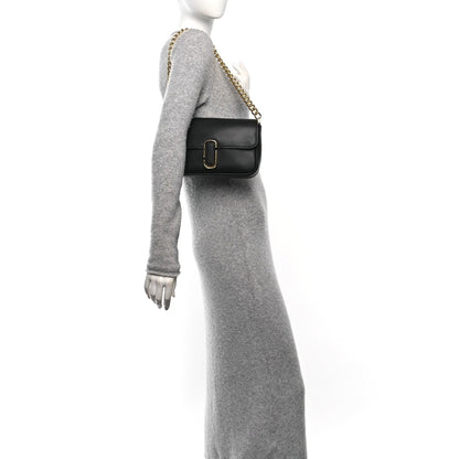 Marc Jacobs Calfskin The J Marc Shoulder Bag Black 2 of 7