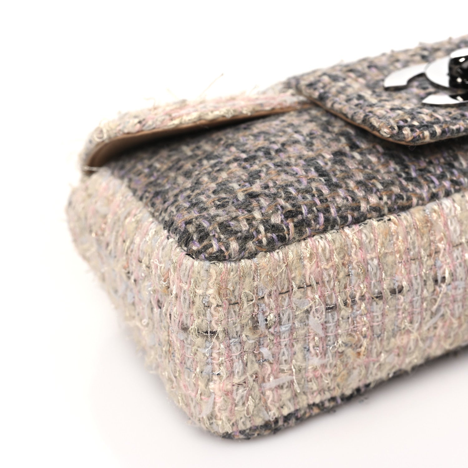 Chanel Tweed Small Fantasy Flap Grey 9 of 11