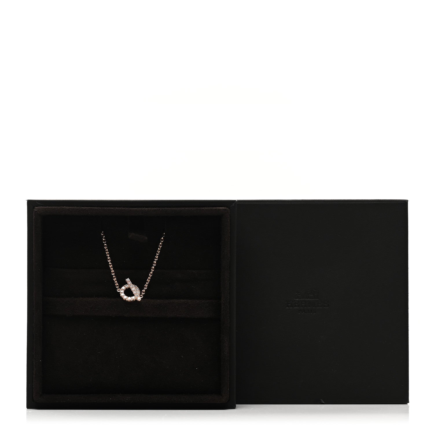 Hermes 18K Rose Gold Diamond Finesse Bracelet SH 4 of 4