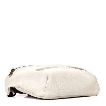 Gucci Grained Calfskin Logo Belt Bag White 3 of 4